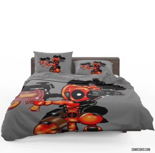 Deadpool Chronicles Marvel Witty Merc Comic Bedding Set