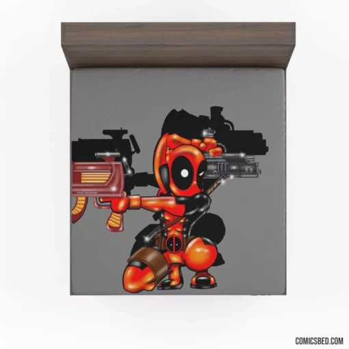 Deadpool Chronicles Marvel Witty Merc Comic Fitted Sheet 1