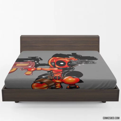 Deadpool Chronicles Marvel Witty Merc Comic Fitted Sheet