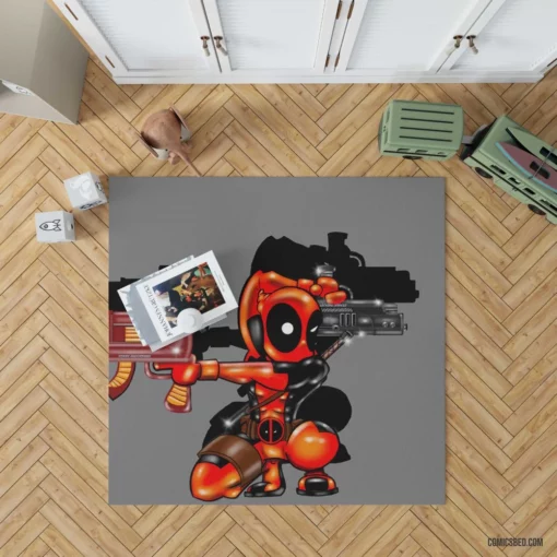 Deadpool Chronicles Marvel Witty Merc Comic Rug