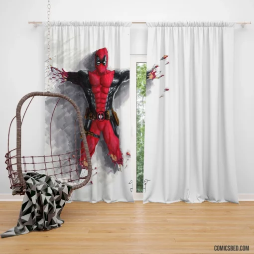 Deadpool Comic Chaos Curtain