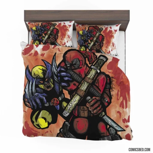 Deadpool Comic Craziness Bedding Set 1