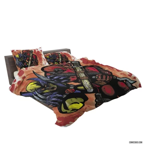 Deadpool Comic Craziness Bedding Set 2