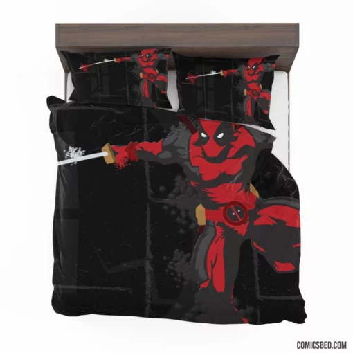 Deadpool Comic Marvel Hero Bedding Set 1