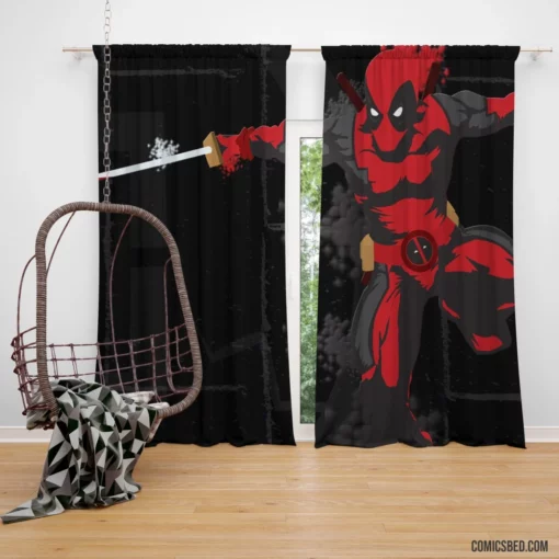 Deadpool Comic Marvel Hero Curtain