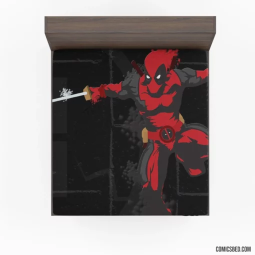 Deadpool Comic Marvel Hero Fitted Sheet 1