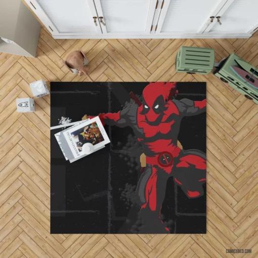 Deadpool Comic Marvel Hero Rug