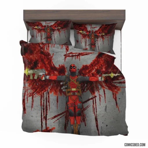 Deadpool Comic Maverick Bedding Set 1