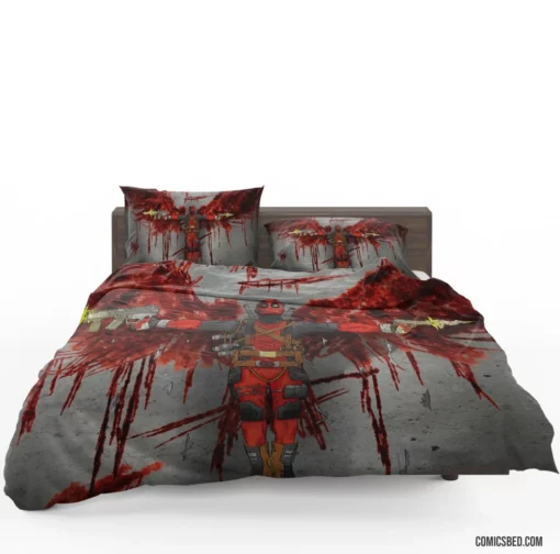 Deadpool Comic Maverick Bedding Set