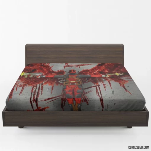 Deadpool Comic Maverick Fitted Sheet