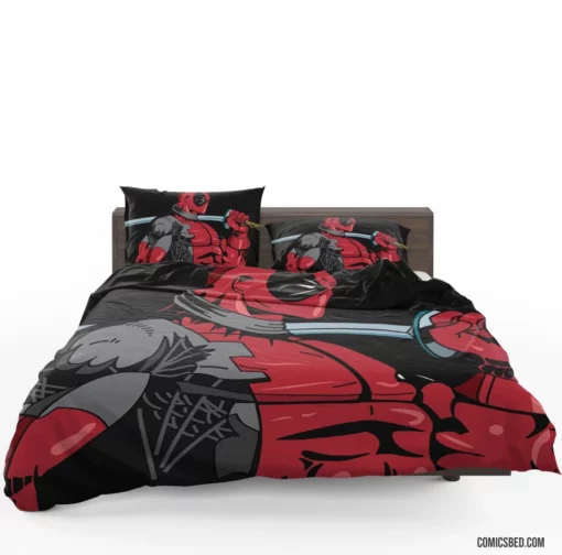 Deadpool Comics Super Villain Bedding Set