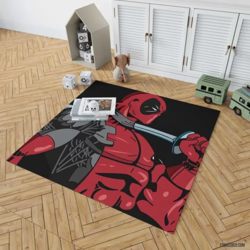 Deadpool Comics Super Villain Rug 1