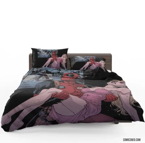 Deadpool Dc Super Hero Comic Bedding Set