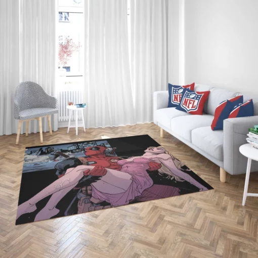 Deadpool Dc Super Hero Comic Rug 2