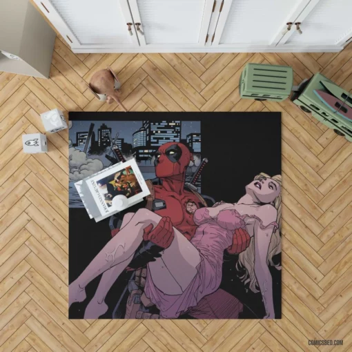 Deadpool Dc Super Hero Comic Rug