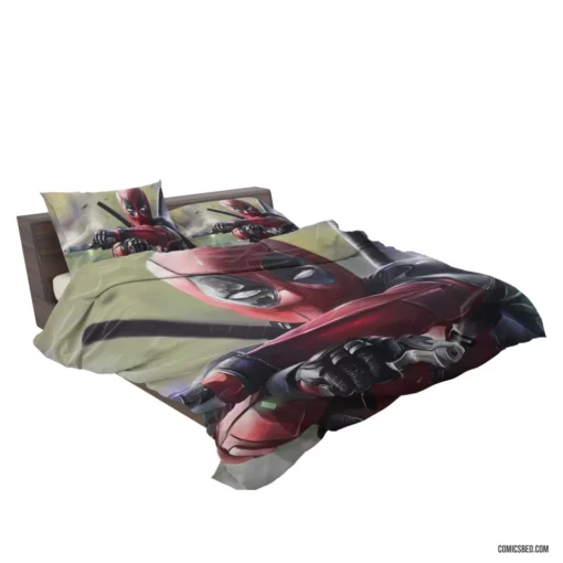 Deadpool Dual Pistols Marvel Spectacle Comic Bedding Set 2