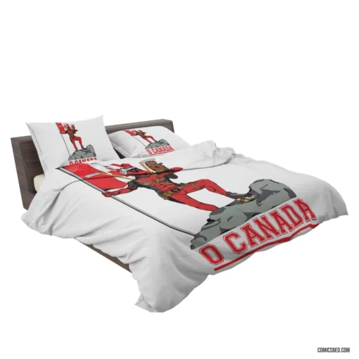 Deadpool Humor & Action Comic Bedding Set 2