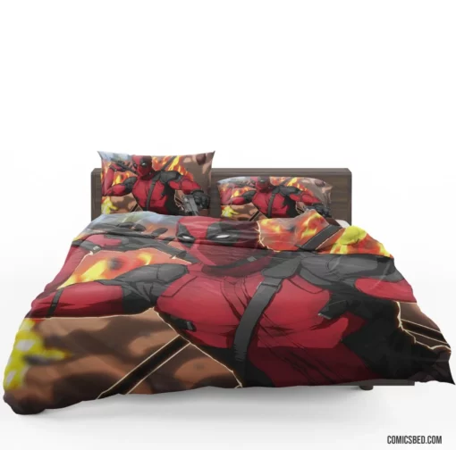 Deadpool Marvel Anti-Hero Comic Bedding Set