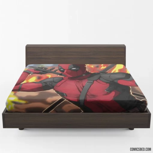 Deadpool Marvel Anti-Hero Comic Fitted Sheet