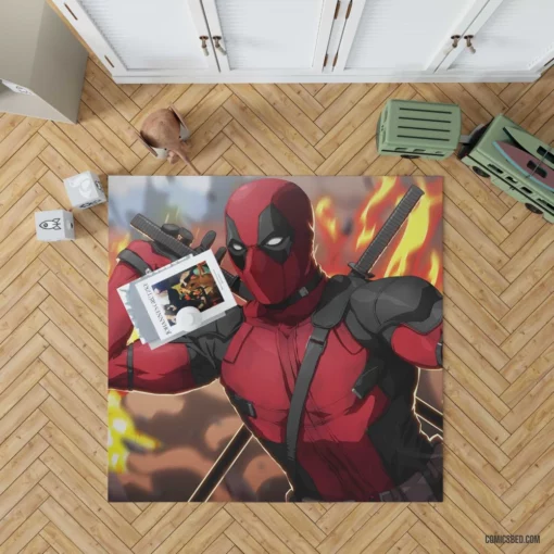 Deadpool Marvel Anti-Hero Comic Rug