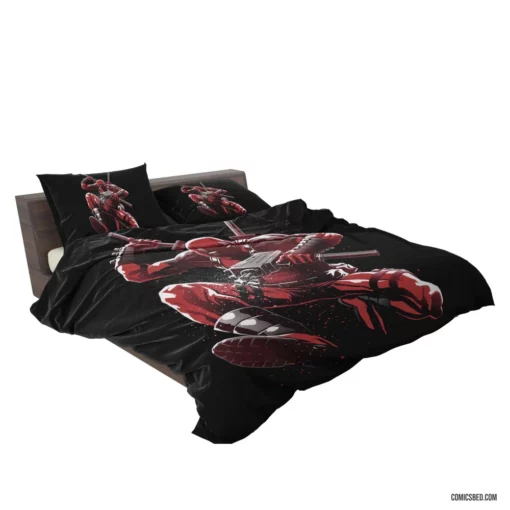 Deadpool Marvel Chaotic Mercenary Comic Bedding Set 2