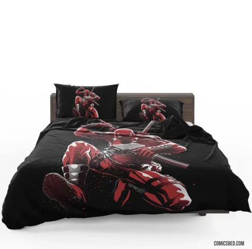 Deadpool Marvel Chaotic Mercenary Comic Bedding Set