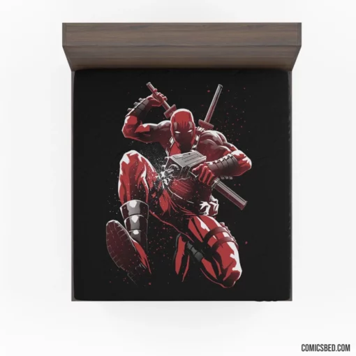 Deadpool Marvel Chaotic Mercenary Comic Fitted Sheet 1