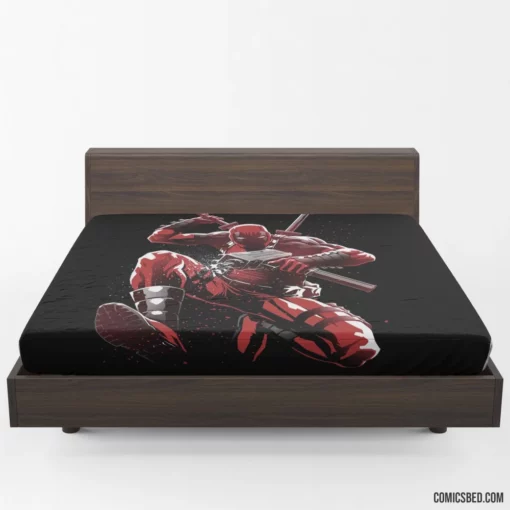 Deadpool Marvel Chaotic Mercenary Comic Fitted Sheet