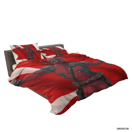 Deadpool Marvel Humorous Adventure Comic Bedding Set 2