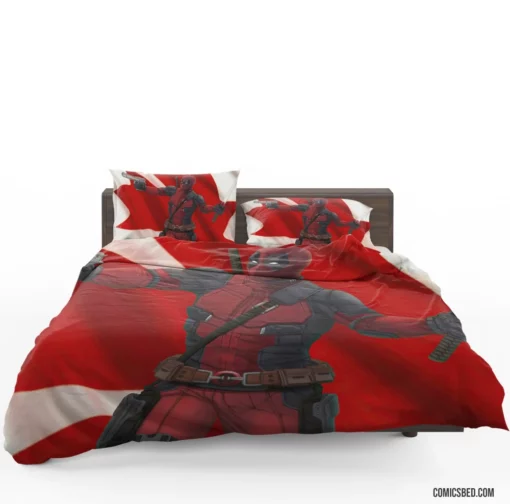 Deadpool Marvel Humorous Adventure Comic Bedding Set