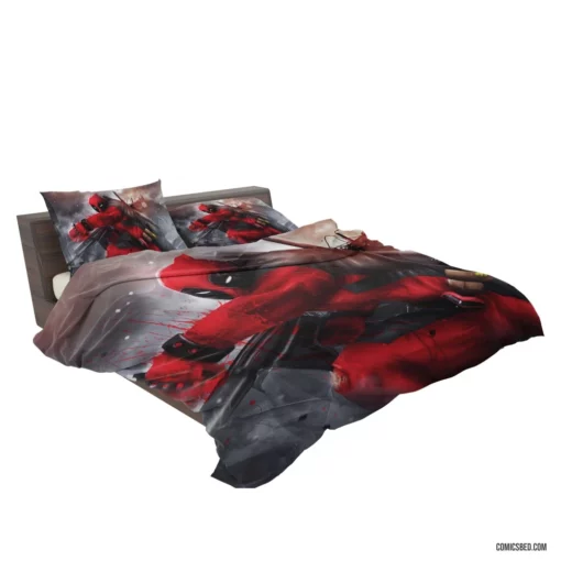 Deadpool Marvel Humorous Merc Comic Bedding Set 2