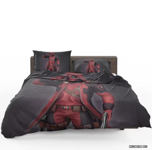 Deadpool Marvel Legacy Unleashed Comic Bedding Set