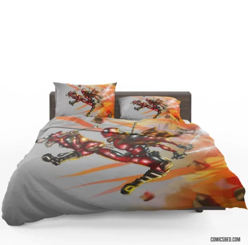 Deadpool Marvel Merc with Attitude Comic Bedding Set