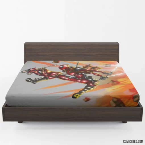 Deadpool Marvel Merc with Attitude Comic Fitted Sheet