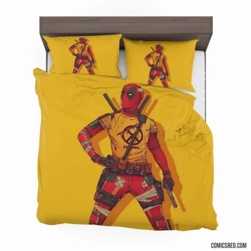 Deadpool Marvel Mercenary Comic Bedding Set 1