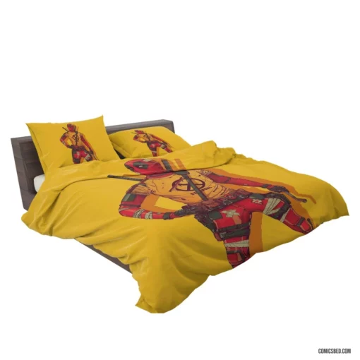 Deadpool Marvel Mercenary Comic Bedding Set 2