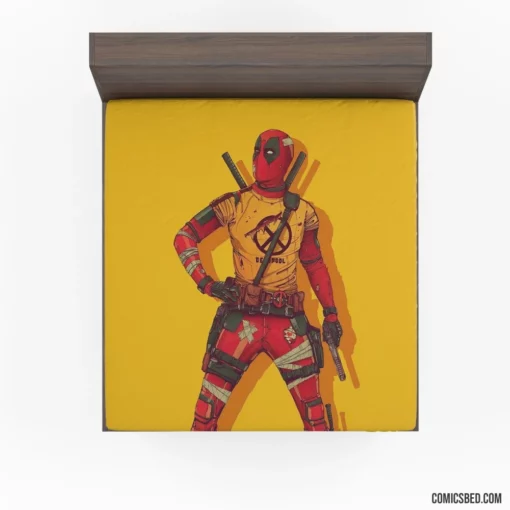 Deadpool Marvel Mercenary Comic Fitted Sheet 1