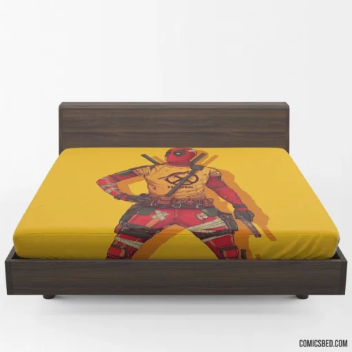 Deadpool Marvel Mercenary Comic Fitted Sheet