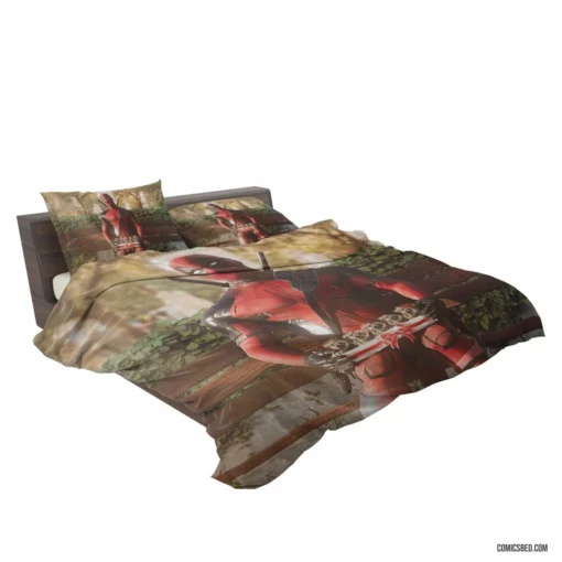 Deadpool Marvel Mercenary Heart Comic Bedding Set 2