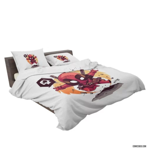 Deadpool Marvel Mercenary Path Comic Bedding Set 2