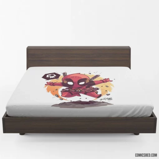 Deadpool Marvel Mercenary Path Comic Fitted Sheet