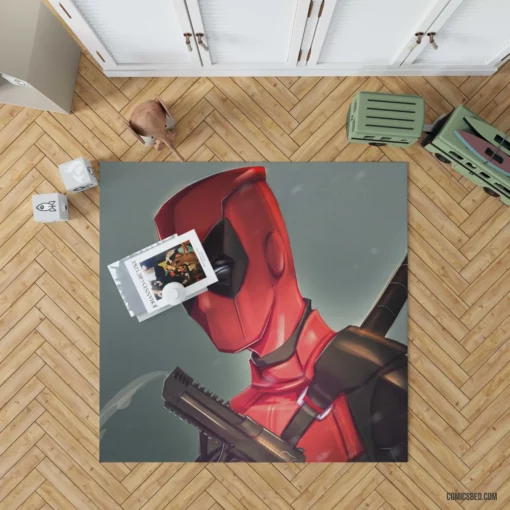 Deadpool Marvel Mercenary Wit Comic Rug