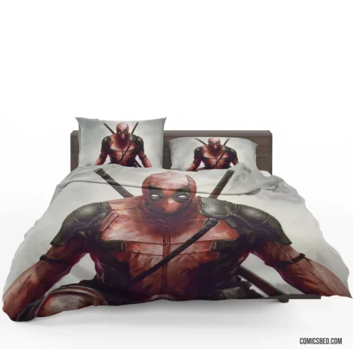 Deadpool Marvel Spirited Merc Comic Bedding Set