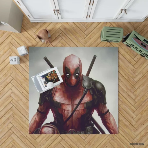 Deadpool Marvel Spirited Merc Comic Rug