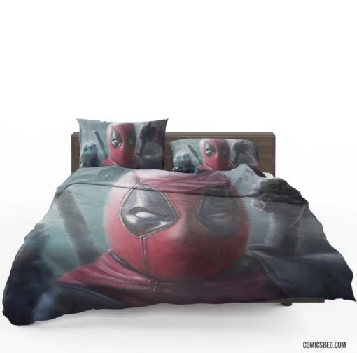 Deadpool Marvel Unconventional Mercenary Comic Bedding Set