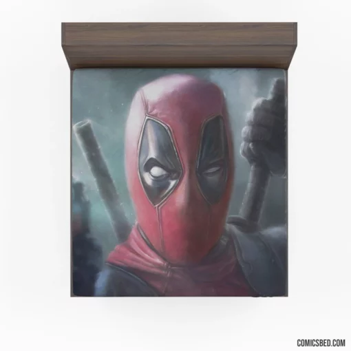 Deadpool Marvel Unconventional Mercenary Comic Fitted Sheet 1