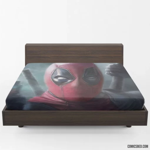 Deadpool Marvel Unconventional Mercenary Comic Fitted Sheet