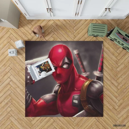 Deadpool Marvel Witty Respite Comic Rug