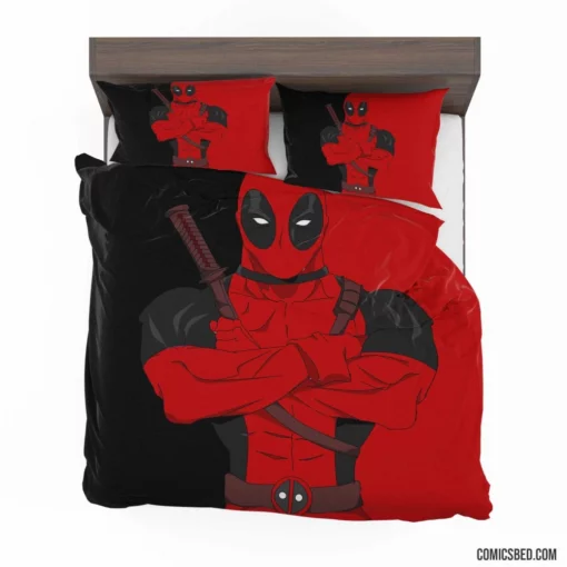 Deadpool Merc Adventures Comic Bedding Set 1