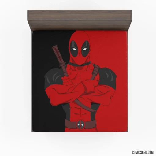 Deadpool Merc Adventures Comic Fitted Sheet 1